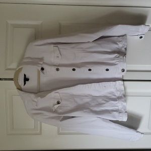 Womens white jean jacket
